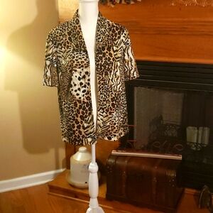 No Tags**Actually Cut out with Scissors Beautiful Black Sequined Jacket